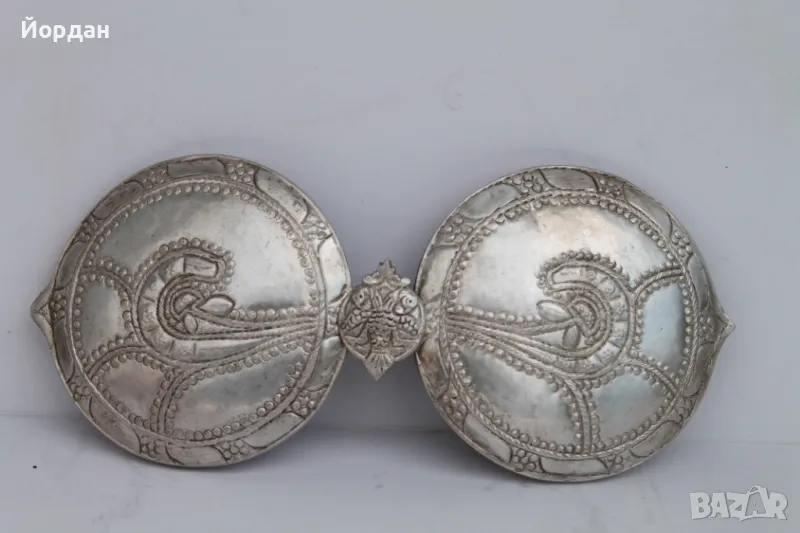 Сребърни пафти от народна носия, снимка 1