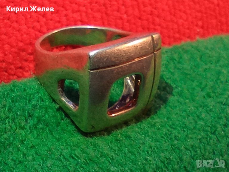 СРЕБЪРЕН ВИНТИДЖ ПРЪСТЕН СРЕБРО 925 РЪЧНА МАЙСТОРСКА АЖУРНА АРТ ИЗРАБОТКА 33153, снимка 1