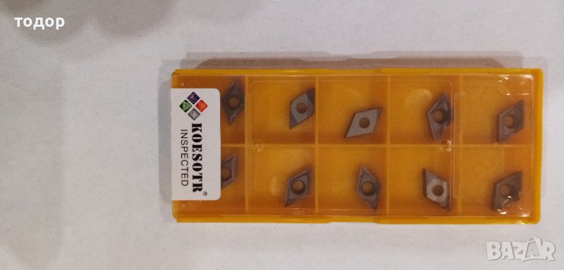 Твърдосплавни пластини DCMT 070204 за струг, снимка 1