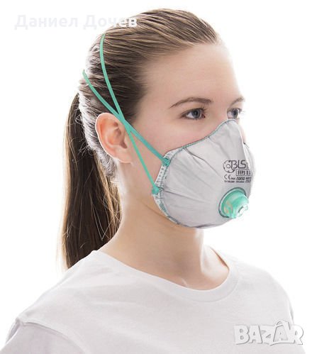 ПРОМОЦИЯ! BLS ZERO 30С, клас: FFP3 МНОГОКРАТНА защитна маска с АКТИВЕН ВЪГЛЕН, снимка 1