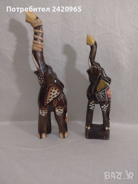 Два африкански слона декорация, снимка 1