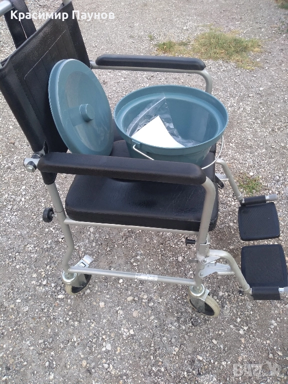 Луксозен санитарен  стол., снимка 1