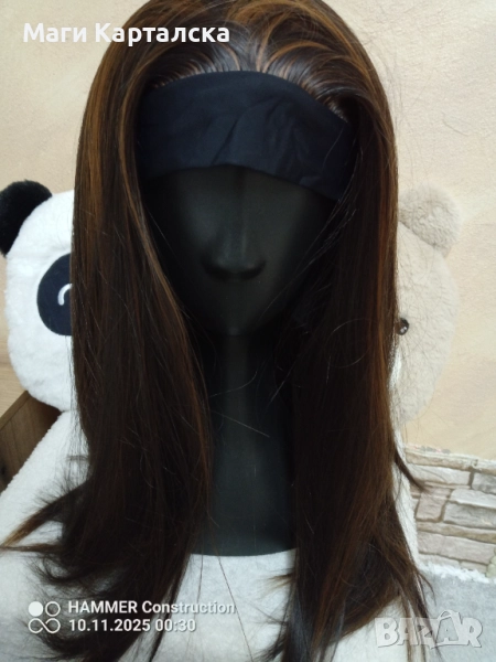 Перука човешки косъм, снимка 1