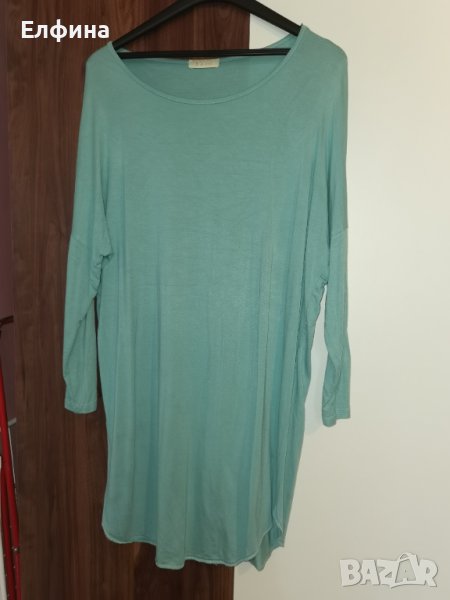 Памучна блуза с паднал 3/4 ръкав , снимка 1