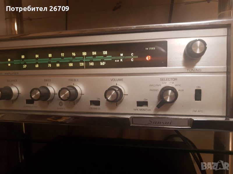 Лампов ресивър Sansui sax 200, снимка 1