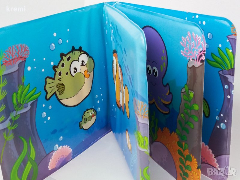НОВИ! Мека книжка за баня Морски приятели , снимка 1