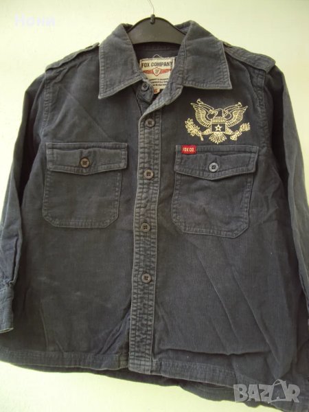 Детска оригинална джинсова риза на FOX за 6 годишно момче, снимка 1