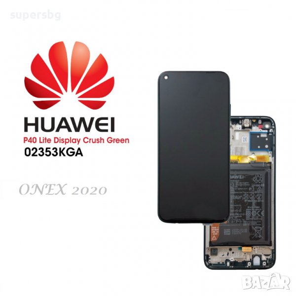 Нов 100% Оригинален LCD Дисплей за Huawei P40 Lite JNY-L21A JNY-LX1 Lcd Display  Screen + Touch + Ba, снимка 1