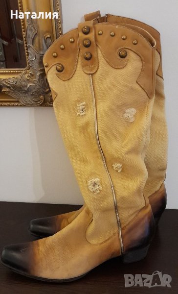 Уникални дамски ботуши. Номер 38, снимка 1