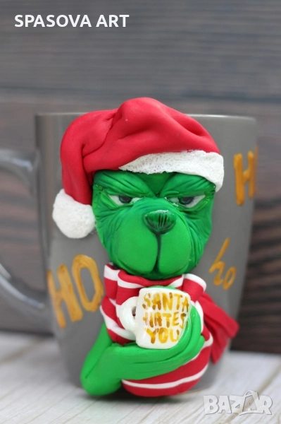 Чаша "Гринч" , снимка 1