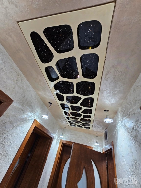 Опънат таван (окачен, светещ или 3D) с 10 год. гаранция от www.BONITA.bg Производител №1 в България, снимка 1