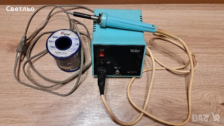 Станция за запояване Weller WTCP-S и тинол, снимка 1