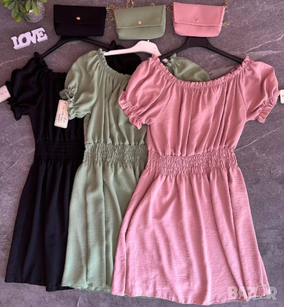 рокля с чантичка, снимка 1