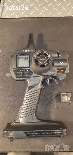 Апаратурата Sanwa 2.4 GHz Model Mx-3FHSS с приемник RX351FS 3канален , снимка 1