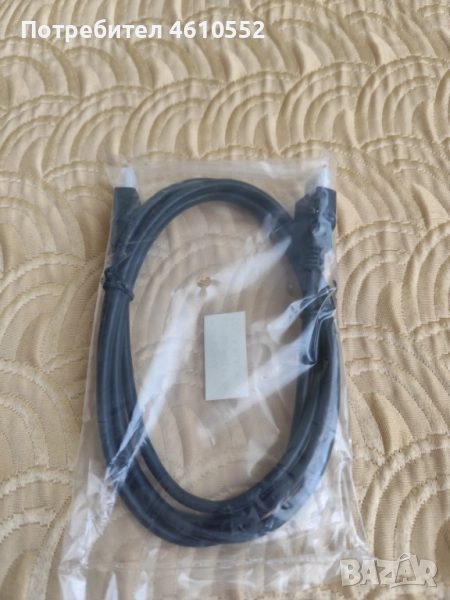 Нов черен HDMI кабел, снимка 1