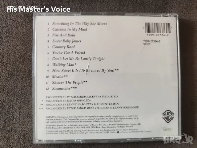 JAYMES TAYLOR - GREATEST HITS CD, снимка 2 - CD дискове - 48339496