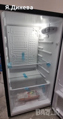 Хладилник 90L Klarstein с дървесен дизайн , снимка 5 - Хладилници - 50508251