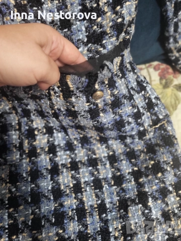 Вълнена рокля размер С и М, снимка 3 - Рокли - 52878942