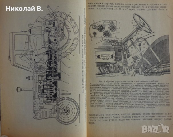 Книга Трактор Беларус МТЗ-50 Устроиство и ремонт на Руски език Москва 1971 год, снимка 4 - Специализирана литература - 39068693
