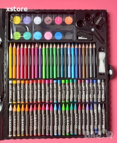 Комплект за рисуване от 150 части, снимка 7 - Рисуване и оцветяване - 52796417