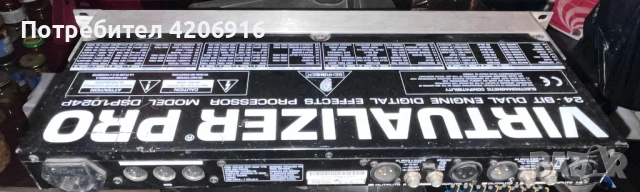 Behringer effect procesor dsp 1024, снимка 3 - Ресийвъри, усилватели, смесителни пултове - 53575668
