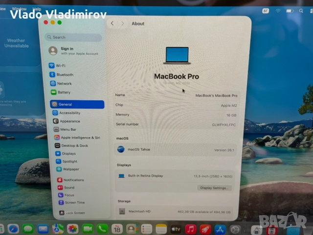 MacBook Pro 2022 M2, снимка 4 - Лаптопи за работа - 53011336
