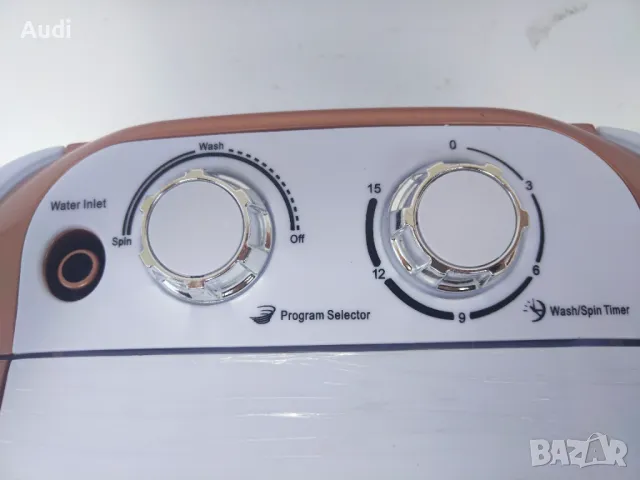 Преносима мини пералня с центрофуга. Капацитет 3кг пране  Мощност 250W, снимка 11 - Перални - 49769213