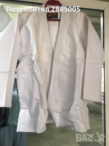 Комплект кимоно,панталон и колан за карате , джудо и айкидо размер 4/170 , чисто ново, снимка 4 - Бокс - 37309480