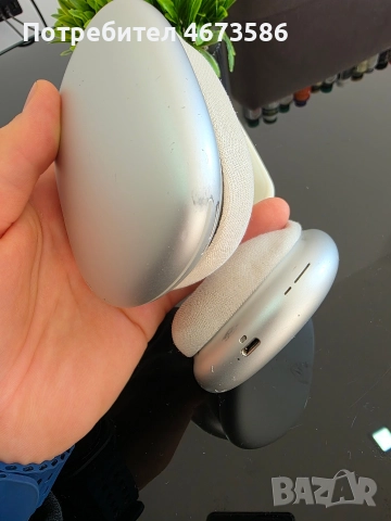 AirPods Max 1 Gen Сиви – работят отлично, по-лошо състояние, снимка 3 - Bluetooth слушалки - 52920750