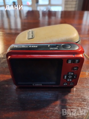 Компактен дигитален фотоапарат Canon PowerShot A495 с калъф, снимка 5 - Фотоапарати - 53398858