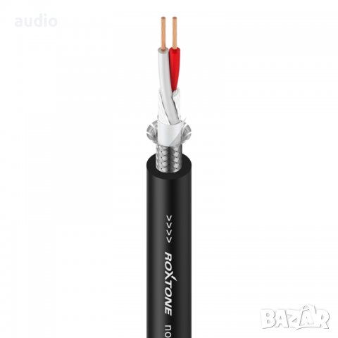 Микрофонен кабел Roxtone MC010 2×0.3mm балансиран OFC безкислородна мед, снимка 1 - Други - 37087742