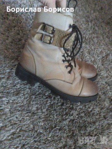 Боти Ponki №34, естествена кожа, снимка 7 - Детски обувки - 43059321