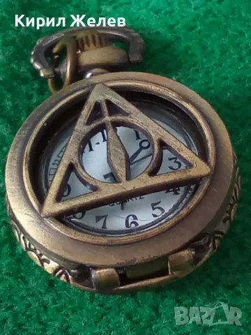 Мини джобен часовник красива орнаментика перфектно състояние 44911, снимка 15 - Джобни - 45382276