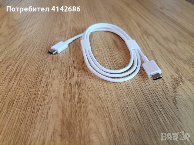 Кабел за трансфер на данни Samsung type C към type C  , снимка 2 - Резервни части за телефони - 52858453