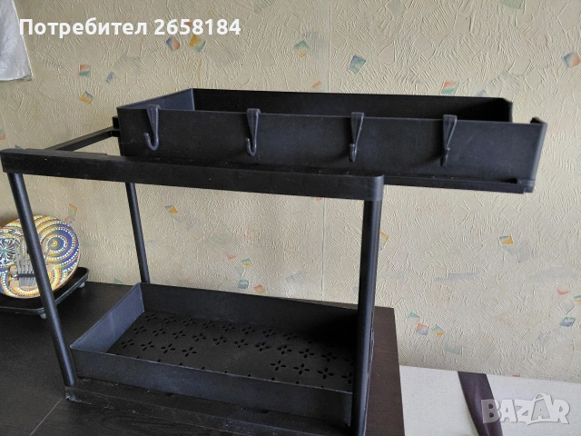 Етажерка с 2 издърпващи рафта, снимка 2 - Други - 53211741