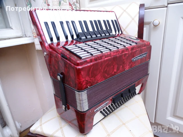 Акордеон Велтмайстер Стела 80 баса, снимка 6 - Акордеони - 50877202