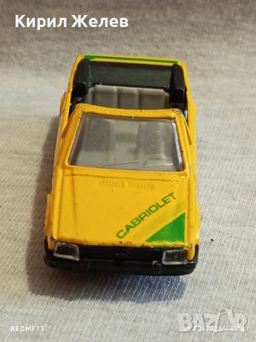 Метална количка кабриолет ретро стил за КОЛЕКЦИЯ ДЕКОРАЦИЯ 36561, снимка 2 - Колекции - 53571777