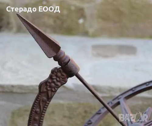 ЧУГУНЕН СЛЪНЧЕВ ЧАСОВНИК, снимка 3 - Градински мебели, декорация  - 47751863