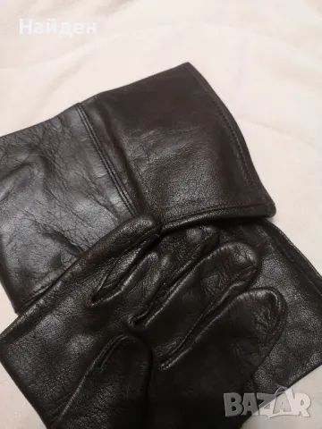 Нови мъжки кожени ръкавици от соца, снимка 5 - Ръкавици - 48968691