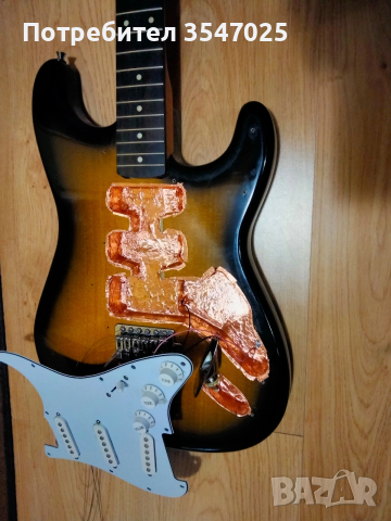 Електрическа китара Jay Turser екранирана с медно фолио , снимка 5 - Китари - 53045748