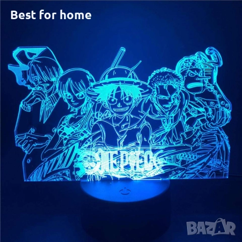 3D нощни лампa LED