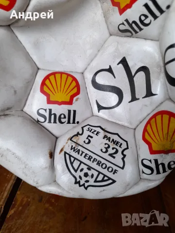 Стара футболна топка Shell, снимка 6 - Други ценни предмети - 50271519