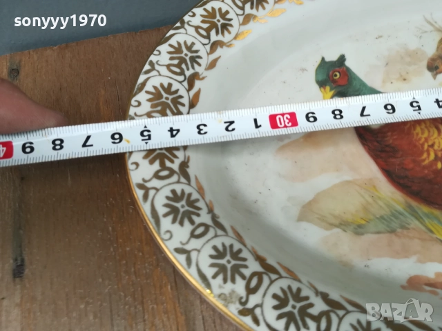 порцелан-красива голяма чиния 2409250746, снимка 12 - Антикварни и старинни предмети - 51815782
