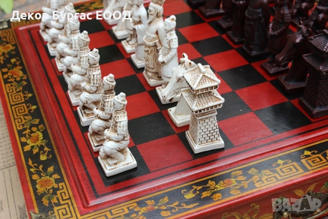 ЛУКСОЗЕН КОЛЕКЦИОНЕРСКИ ШАХ „ТЕРАКОТЕНА АРМИЯ НА ЦИН ШИХУАН“, снимка 6 - Антикварни и старинни предмети - 53095673