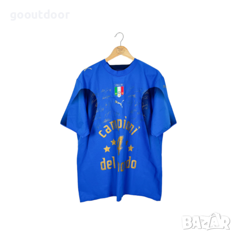 Мъжка тениска 2006 Italy Puma 'Campioni Del Mondo' Signature Shirt, снимка 1 - Тениски - 44879223
