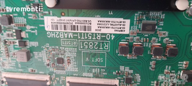 MAIN BOARD ,40-RT51T1-MAB2HG,RT2851, for TCL 43EP640, снимка 2 - Части и Платки - 36683309