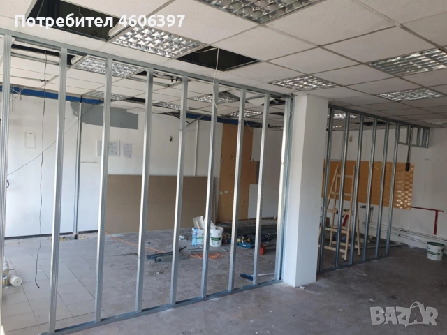 Строителни услуги- монтаж на гипсокартон,шпакловане,боядисване и други., снимка 8 - Майстори - 51879588