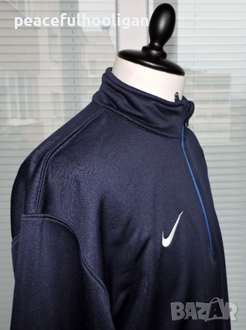 Nike Running -мъжка синя блуза с дълъг ръкав за спорт размер XL  Размер по етикет - XL Състояние : , снимка 5 - Спортни дрехи, екипи - 53393157