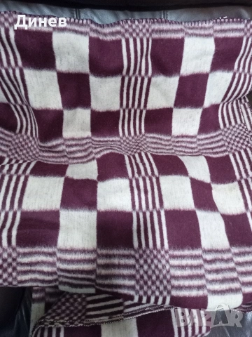 Чисто ново вълнено одеяло "Индустриалимпорт" (Соц ретро, 100% вълна), снимка 6 - Олекотени завивки и одеяла - 53438663