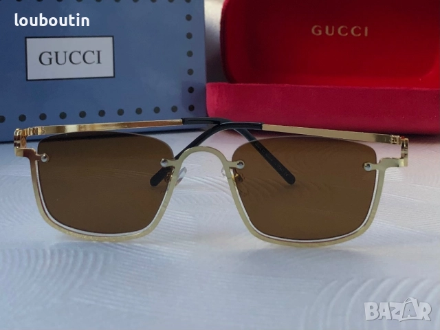 GUCCI 1:1 дамски слънчеви очила правоъгълни 4 цвята, снимка 12 - Слънчеви и диоптрични очила - 52915236